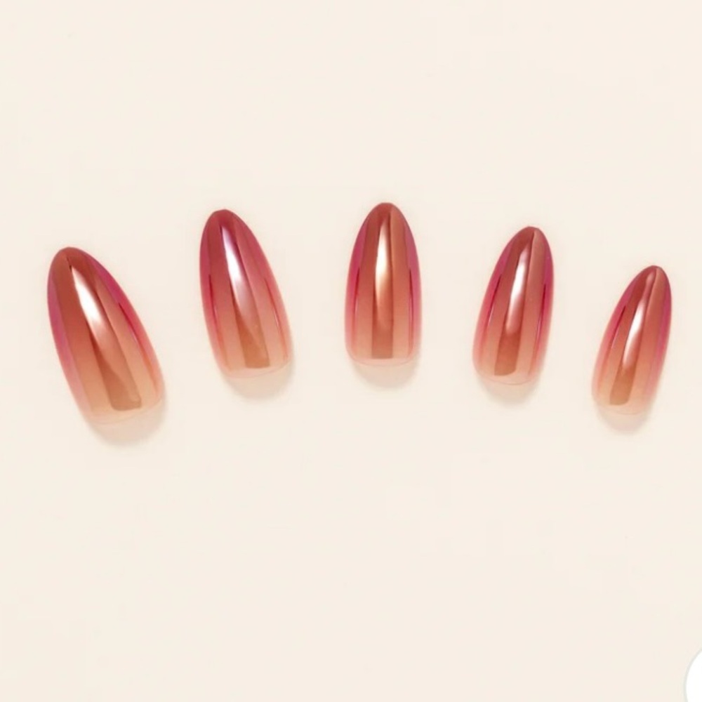 NWT Nail Reformation Spring Pink Ombre Press-On Nail Set - Picture 4 of 4